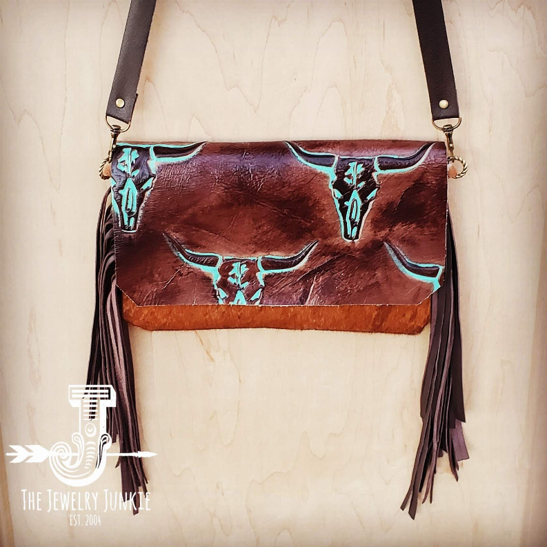 Hair on Hide Handbag with Flap