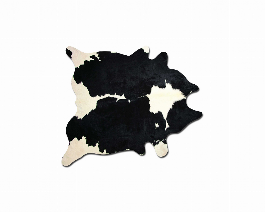 60" x 84" Black And White Cowhide - Area Rug