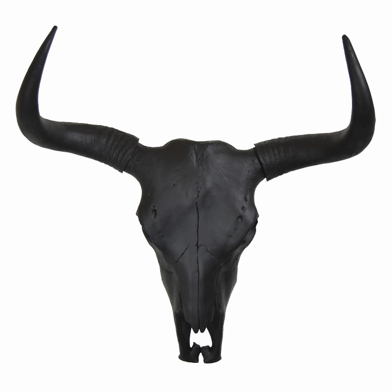 Plutus Brands Bison Skull Wall Decor