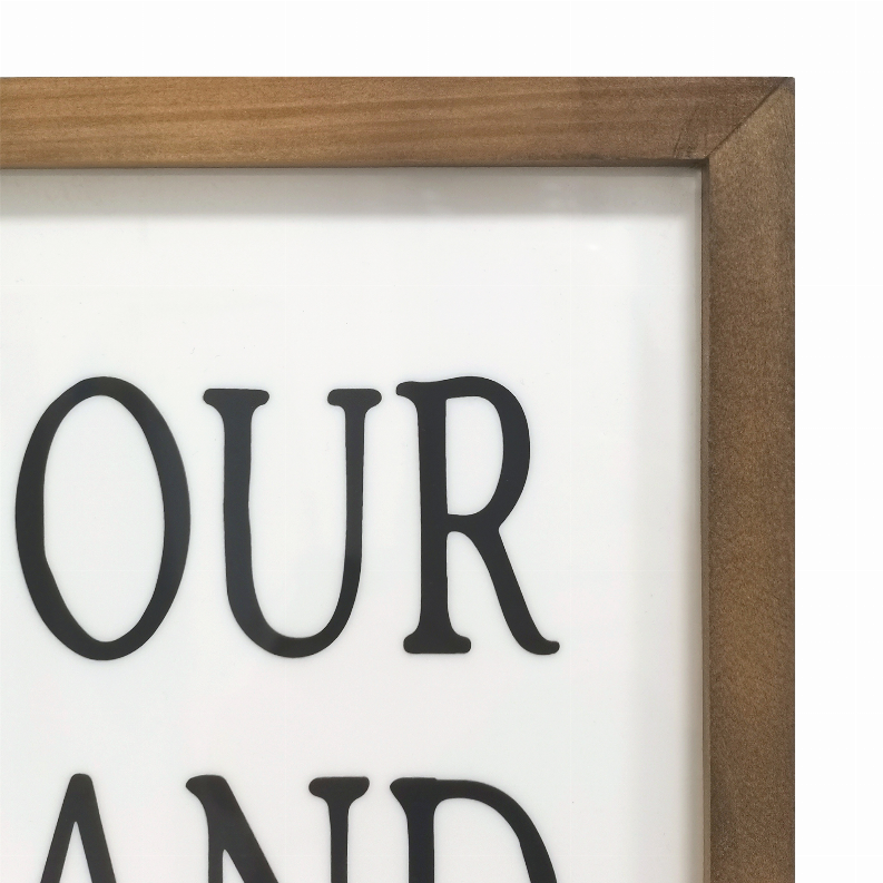 Farmhouse Jesus and Germs Are Everywhere High Gloss Wall Art